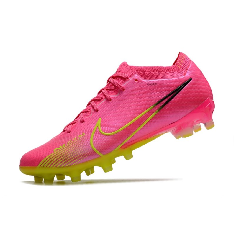 Nike Air Zoom Mercurial Vapor XV Elite AG-Pro Rosa Gul för Herr 8 Billiga Fotbollsskor Nike Air Zoom Mercurial Vapor XV Elite AG-Pro Rosa Gul 8