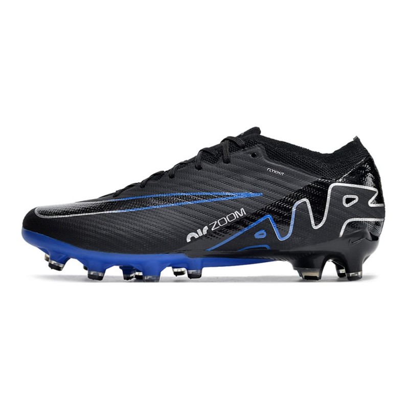 Nike Air Zoom Mercurial Vapor XV Elite AG-Pro Svart Blå för Herr 4 Billiga Fotbollsskor Nike Air Zoom Mercurial Vapor XV Elite AG-Pro Svart Blå 4