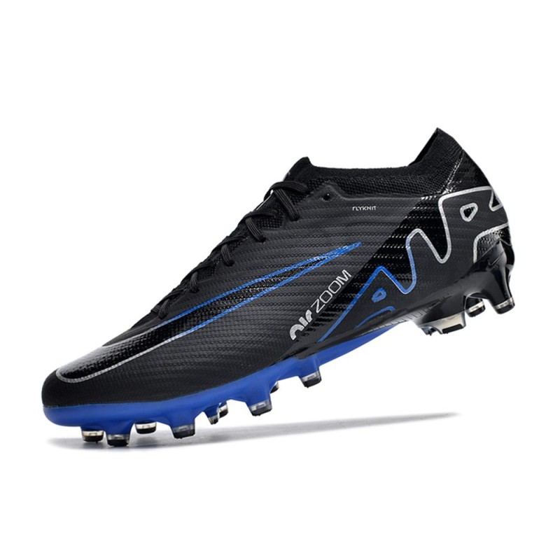 Nike Air Zoom Mercurial Vapor XV Elite AG-Pro Svart Blå för Herr 8 Billiga Fotbollsskor Nike Air Zoom Mercurial Vapor XV Elite AG-Pro Svart Blå 8