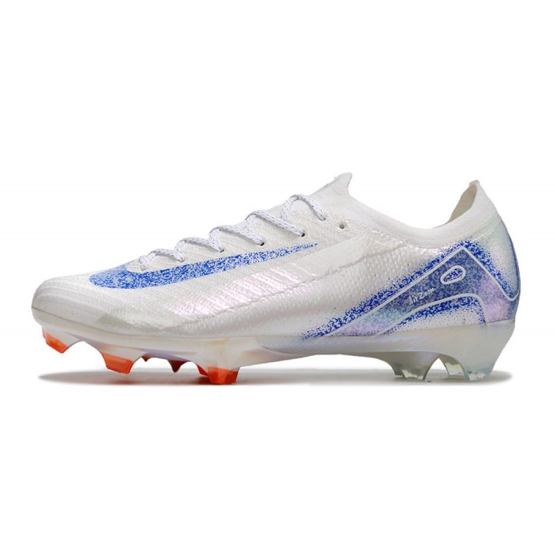 Nike Air Zoom Mercurial Vapor XVI Elite FG Blueprint Vit Blå för Herr 4 Billiga Fotbollsskor Nike Air Zoom Mercurial Vapor XVI Elite FG Blueprint Vit Blå 4