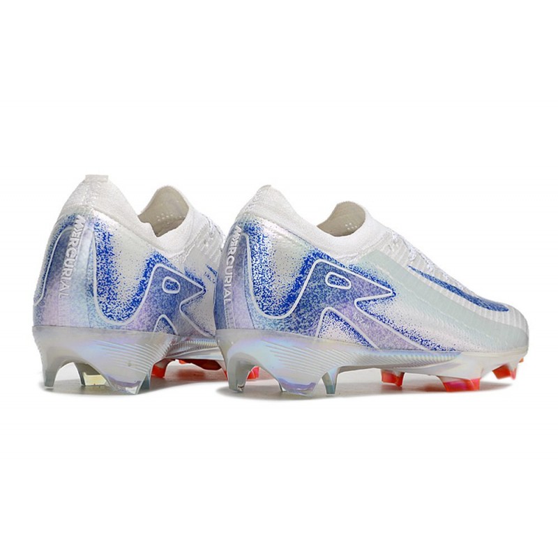 Nike Air Zoom Mercurial Vapor XVI Elite FG Blueprint Vit Blå för Herr 6 Billiga Fotbollsskor Nike Air Zoom Mercurial Vapor XVI Elite FG Blueprint Vit Blå 6