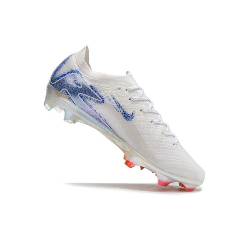 Nike Air Zoom Mercurial Vapor XVI Elite FG Blueprint Vit Blå för Herr 9 Billiga Fotbollsskor Nike Air Zoom Mercurial Vapor XVI Elite FG Blueprint Vit Blå 9