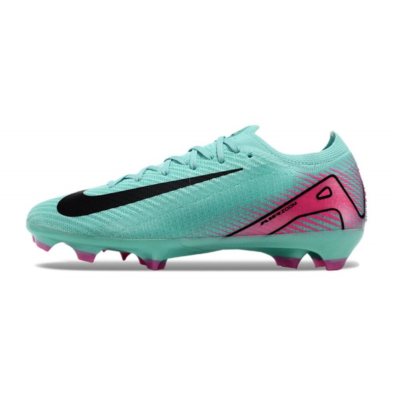 Nike Air Zoom Mercurial Vapor XVI Elite FG Grön Rosa Svart för Herr 4 Billiga Fotbollsskor Nike Air Zoom Mercurial Vapor XVI Elite FG Grön Rosa Svart 4