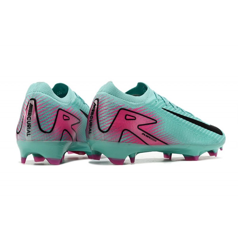 Nike Air Zoom Mercurial Vapor XVI Elite FG Grön Rosa Svart för Herr 6 Billiga Fotbollsskor Nike Air Zoom Mercurial Vapor XVI Elite FG Grön Rosa Svart 6