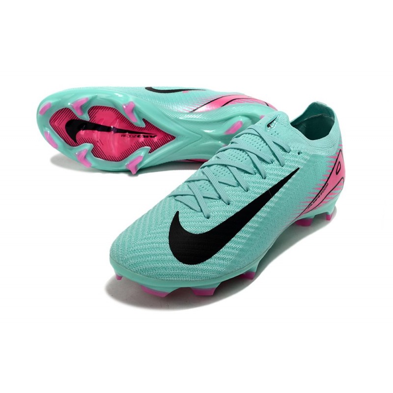 Nike Air Zoom Mercurial Vapor XVI Elite FG Grön Rosa Svart för Herr 7 Billiga Fotbollsskor Nike Air Zoom Mercurial Vapor XVI Elite FG Grön Rosa Svart 7