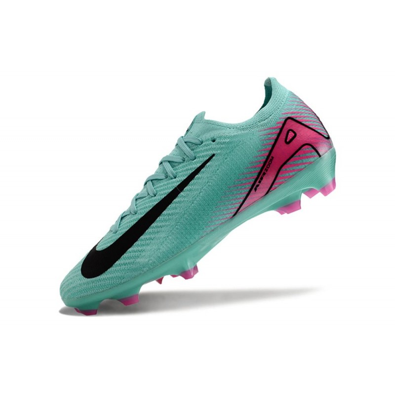 Nike Air Zoom Mercurial Vapor XVI Elite FG Grön Rosa Svart för Herr 8 Billiga Fotbollsskor Nike Air Zoom Mercurial Vapor XVI Elite FG Grön Rosa Svart 8