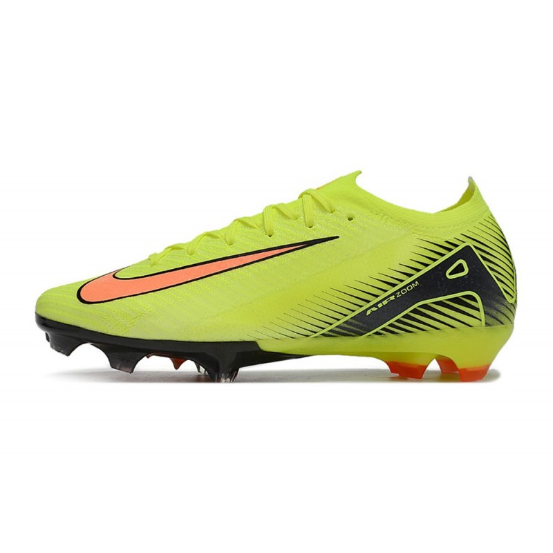 Nike Air Zoom Mercurial Vapor XVI Elite FG Gul Orange för Herr 4 Billiga Fotbollsskor Nike Air Zoom Mercurial Vapor XVI Elite FG Gul Orange 4