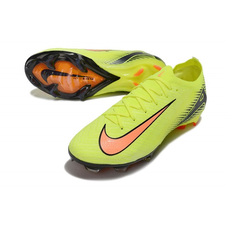 Nike Air Zoom Mercurial Vapor XVI Elite FG Gul Orange för Herr 7 Billiga Fotbollsskor Nike Air Zoom Mercurial Vapor XVI Elite FG Gul Orange 7