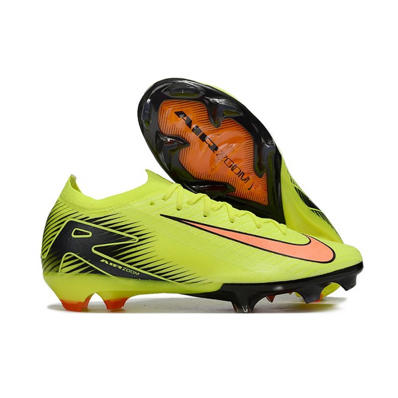 Nike Air Zoom Mercurial Vapor XVI Elite FG Gul Orange för Herr 3 Billiga Fotbollsskor Nike Air Zoom Mercurial Vapor XVI Elite FG Gul Orange 3