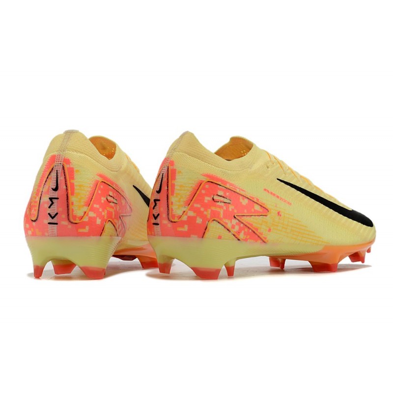 Nike Air Zoom Mercurial Vapor XVI Elite FG Gul Svart Rosa för Herr 6 Billiga Fotbollsskor Nike Air Zoom Mercurial Vapor XVI Elite FG Gul Svart Rosa 6