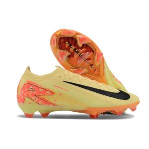 Nike Air Zoom Mercurial Vapor XVI Elite FG Gul Svart Rosa för Herr Billiga Fotbollsskor Nike Air Zoom Mercurial Vapor XVI Elite FG Gul Svart Rosa