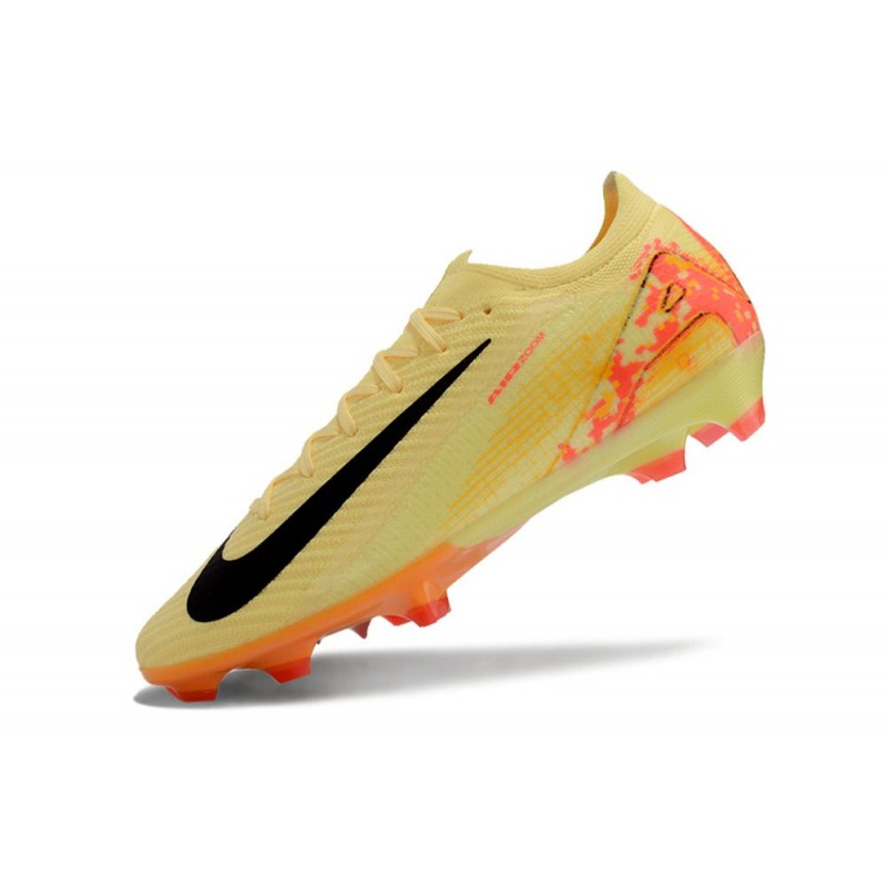 Nike Air Zoom Mercurial Vapor XVI Elite FG Gul Svart Rosa för Herr 8 Billiga Fotbollsskor Nike Air Zoom Mercurial Vapor XVI Elite FG Gul Svart Rosa 8