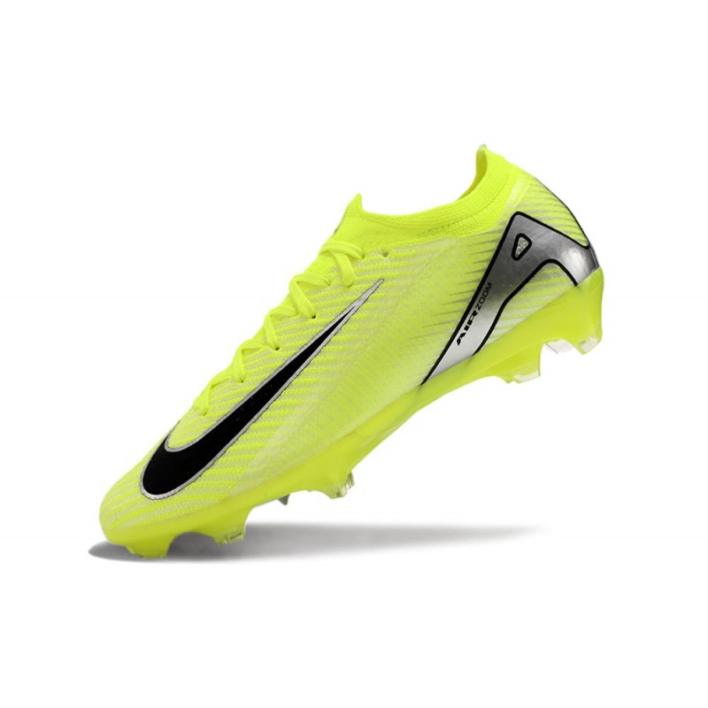 Nike Air Zoom Mercurial Vapor XVI Elite FG Gul Svart Silver för Herr 8 Billiga Fotbollsskor Nike Air Zoom Mercurial Vapor XVI Elite FG Gul Svart Silver 8