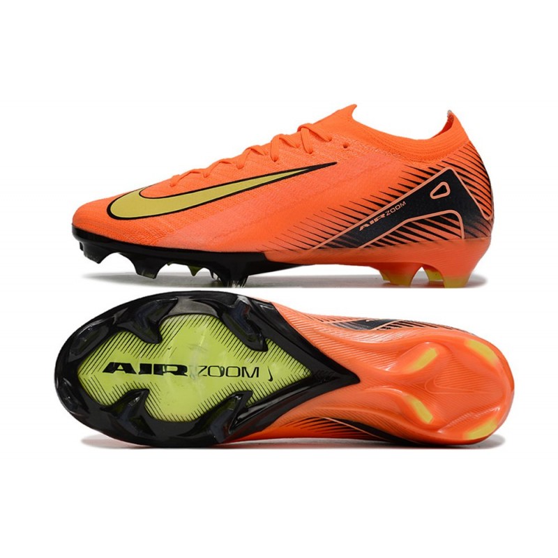 Nike Air Zoom Mercurial Vapor XVI Elite FG Orange Gul för Herr 5 Billiga Fotbollsskor Nike Air Zoom Mercurial Vapor XVI Elite FG Orange Gul 5