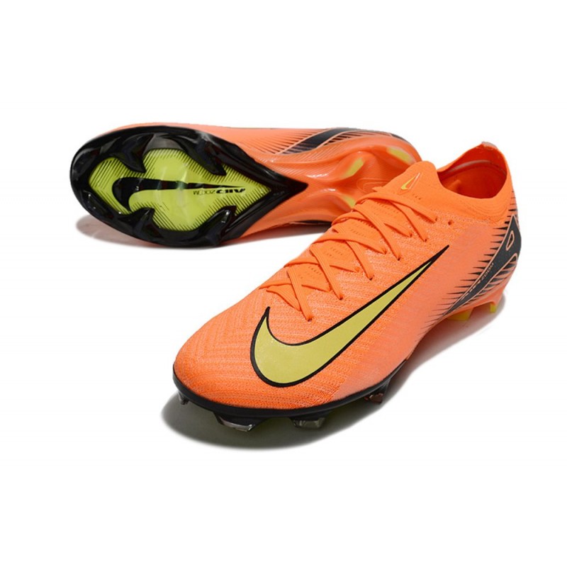 Nike Air Zoom Mercurial Vapor XVI Elite FG Orange Gul för Herr 7 Billiga Fotbollsskor Nike Air Zoom Mercurial Vapor XVI Elite FG Orange Gul 7