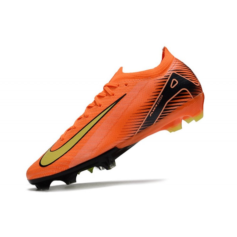 Nike Air Zoom Mercurial Vapor XVI Elite FG Orange Gul för Herr 8 Billiga Fotbollsskor Nike Air Zoom Mercurial Vapor XVI Elite FG Orange Gul 8