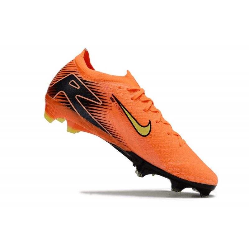 Nike Air Zoom Mercurial Vapor XVI Elite FG Orange Gul för Herr 9 Billiga Fotbollsskor Nike Air Zoom Mercurial Vapor XVI Elite FG Orange Gul 9
