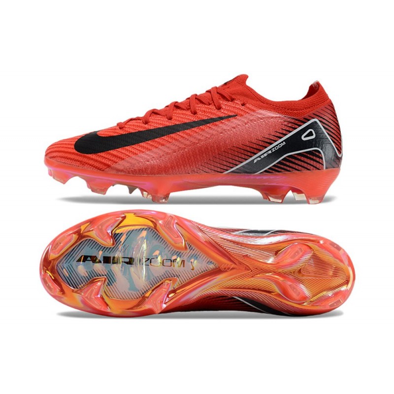 Nike Air Zoom Mercurial Vapor XVI Elite FG Röd Svart för Herr 5 Billiga Fotbollsskor Nike Air Zoom Mercurial Vapor XVI Elite FG Röd Svart 5