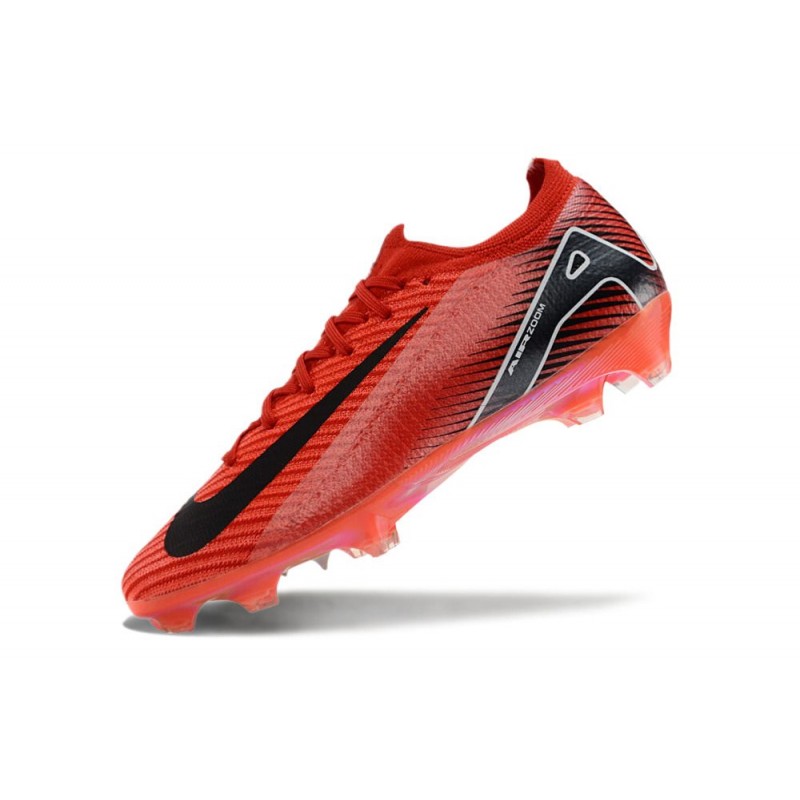 Nike Air Zoom Mercurial Vapor XVI Elite FG Röd Svart för Herr 8 Billiga Fotbollsskor Nike Air Zoom Mercurial Vapor XVI Elite FG Röd Svart 8