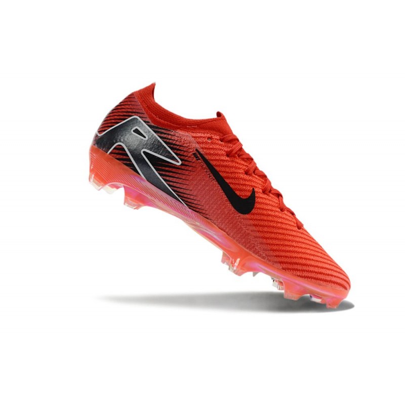 Nike Air Zoom Mercurial Vapor XVI Elite FG Röd Svart för Herr 9 Billiga Fotbollsskor Nike Air Zoom Mercurial Vapor XVI Elite FG Röd Svart 9