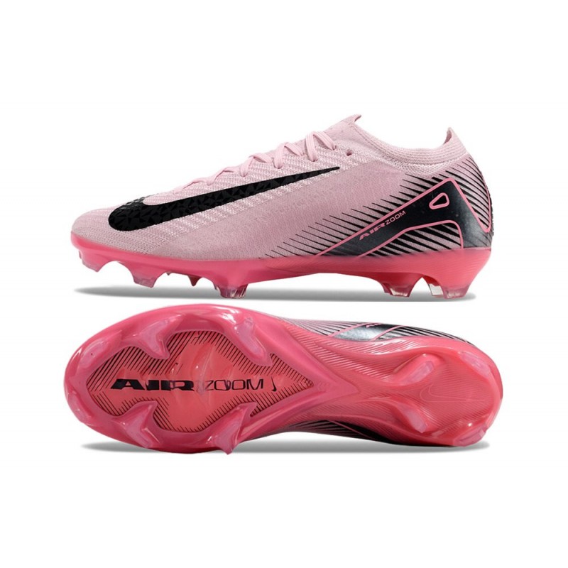 Nike Air Zoom Mercurial Vapor XVI Elite FG Rosa Svart för Herr 5 Billiga Fotbollsskor Nike Air Zoom Mercurial Vapor XVI Elite FG Rosa Svart 5