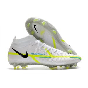 Nike Fotbollsskorna Phantom GT2 Dynamic Fit Elite FG Grå Blå för Herr Billiga Fotbollsskor Nike Fotbollsskorna Phantom GT2 Dynamic Fit Elite FG Grå Blå