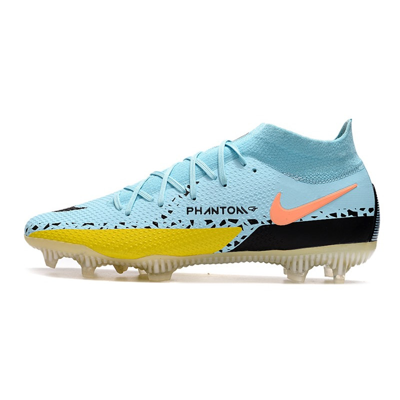 Nike Fotbollsskorna Phantom GT2 Dynamic Fit Elite FG Lucent – Turkos Svart Gul för Herr 4 Billiga Fotbollsskor Nike Fotbollsskorna Phantom GT2 Dynamic Fit Elite FG Lucent – Turkos Svart Gul 4