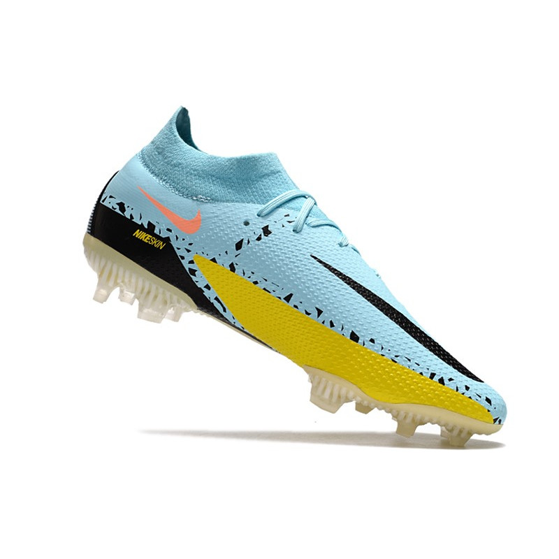 Nike Fotbollsskorna Phantom GT2 Dynamic Fit Elite FG Lucent – Turkos Svart Gul för Herr 9 Billiga Fotbollsskor Nike Fotbollsskorna Phantom GT2 Dynamic Fit Elite FG Lucent – Turkos Svart Gul 9