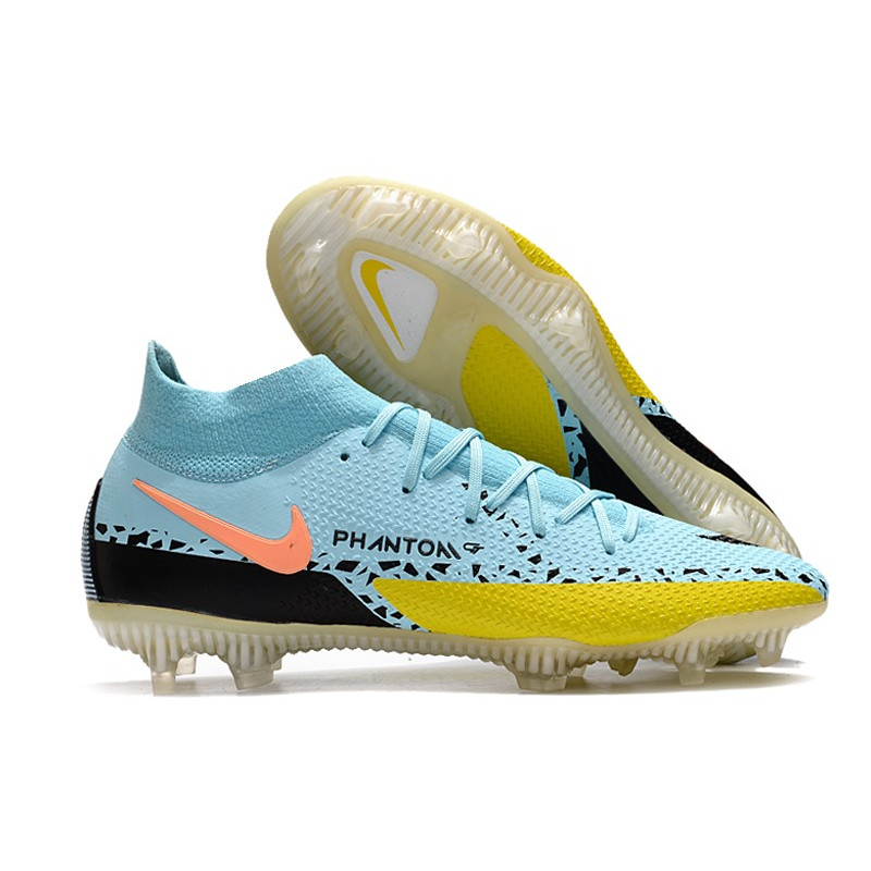Nike Fotbollsskorna Phantom GT2 Dynamic Fit Elite FG Lucent – Turkos Svart Gul för Herr 3 Billiga Fotbollsskor Nike Fotbollsskorna Phantom GT2 Dynamic Fit Elite FG Lucent – Turkos Svart Gul 3