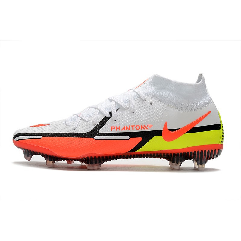 Nike Fotbollsskorna Phantom GT2 Dynamic Fit Elite FG Motivation – Vit Röd Neon Svart för Herr 4 Billiga Fotbollsskor Nike Fotbollsskorna Phantom GT2 Dynamic Fit Elite FG Motivation – Vit Röd Neon Svart 4
