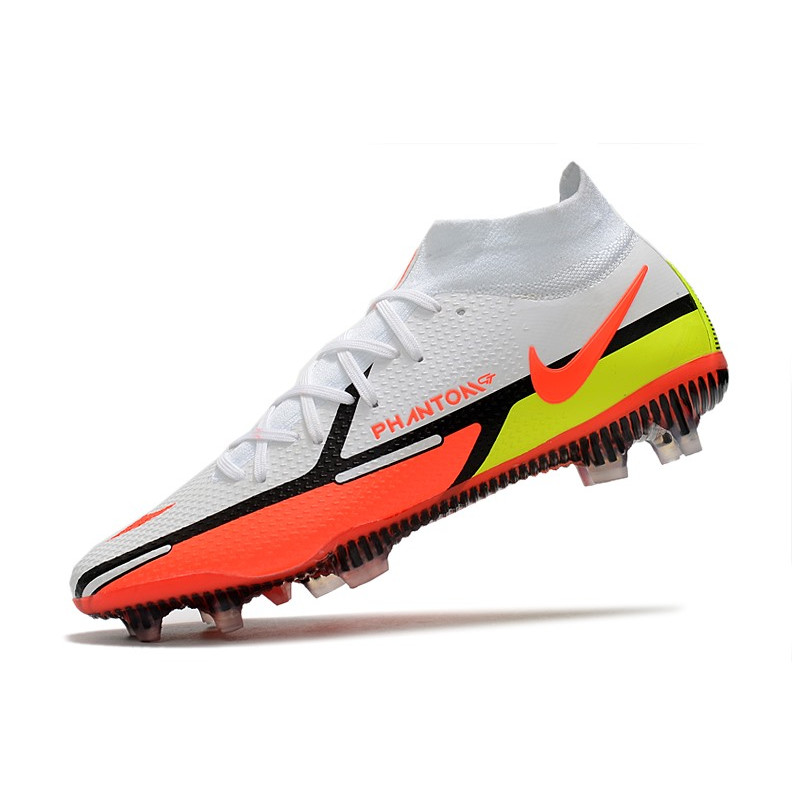 Nike Fotbollsskorna Phantom GT2 Dynamic Fit Elite FG Motivation – Vit Röd Neon Svart för Herr 8 Billiga Fotbollsskor Nike Fotbollsskorna Phantom GT2 Dynamic Fit Elite FG Motivation – Vit Röd Neon Svart 8