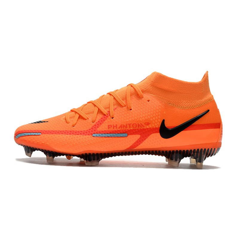 Nike Fotbollsskorna Phantom GT2 Dynamic Fit Elite FG Orange Svart för Herr 4 Billiga Fotbollsskor Nike Fotbollsskorna Phantom GT2 Dynamic Fit Elite FG Orange Svart 4