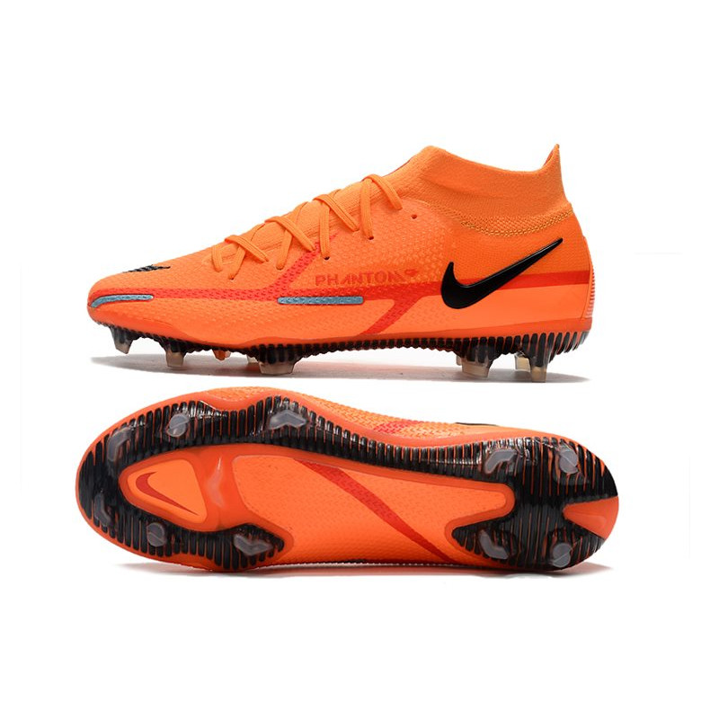 Nike Fotbollsskorna Phantom GT2 Dynamic Fit Elite FG Orange Svart för Herr 5 Billiga Fotbollsskor Nike Fotbollsskorna Phantom GT2 Dynamic Fit Elite FG Orange Svart 5