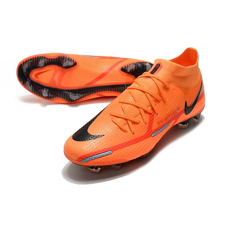 Nike Fotbollsskorna Phantom GT2 Dynamic Fit Elite FG Orange Svart för Herr 7 Billiga Fotbollsskor Nike Fotbollsskorna Phantom GT2 Dynamic Fit Elite FG Orange Svart 7