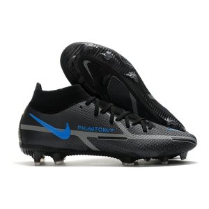 Nike Fotbollsskorna Phantom GT2 Dynamic Fit Elite FG Renew – Svart Grå för Herr Billiga Fotbollsskor Nike Fotbollsskorna Phantom GT2 Dynamic Fit Elite FG Renew – Svart Grå
