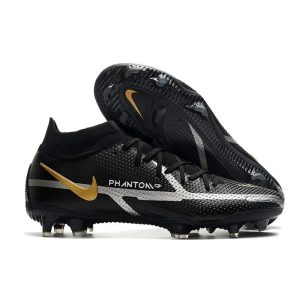 Nike Fotbollsskorna Phantom GT2 Dynamic Fit Elite FG Shadow – Svart Grå Guld för Herr Billiga Fotbollsskor Nike Fotbollsskorna Phantom GT2 Dynamic Fit Elite FG Shadow – Svart Grå Guld