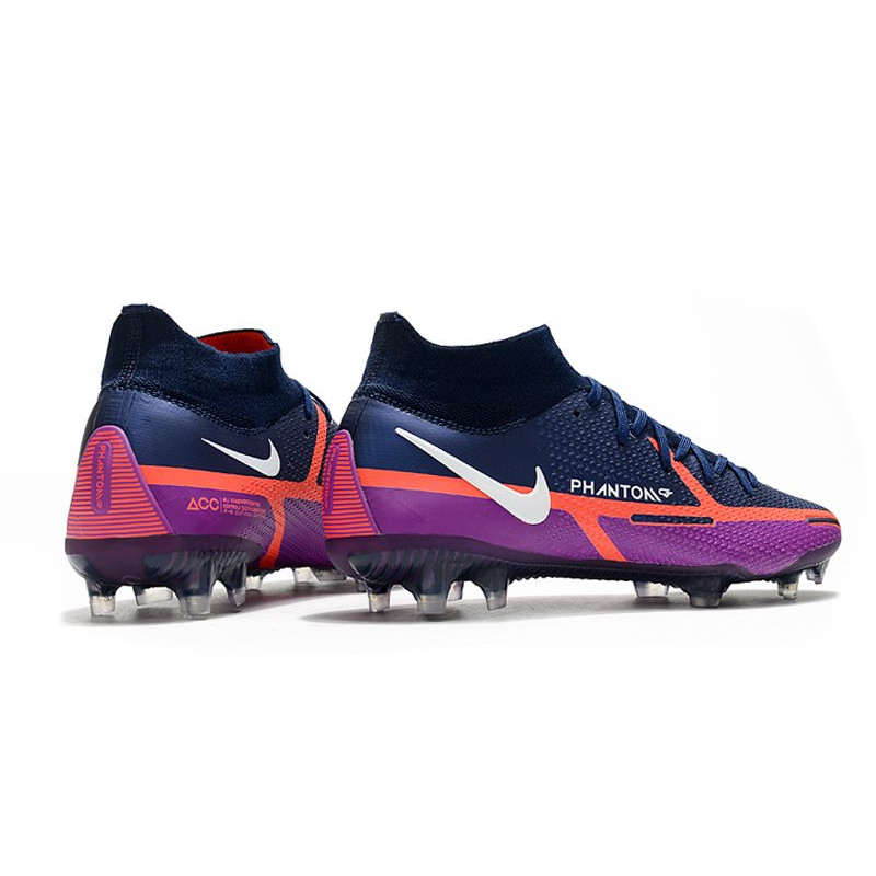 Nike Fotbollsskorna Phantom GT2 Dynamic Fit Elite FG UV – Navy Vit Lila för Herr 6 Billiga Fotbollsskor Nike Fotbollsskorna Phantom GT2 Dynamic Fit Elite FG UV – Navy Vit Lila 6