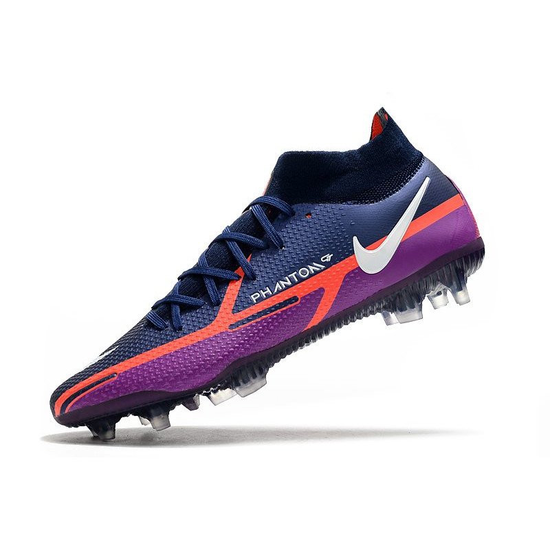 Nike Fotbollsskorna Phantom GT2 Dynamic Fit Elite FG UV – Navy Vit Lila för Herr 8 Billiga Fotbollsskor Nike Fotbollsskorna Phantom GT2 Dynamic Fit Elite FG UV – Navy Vit Lila 8