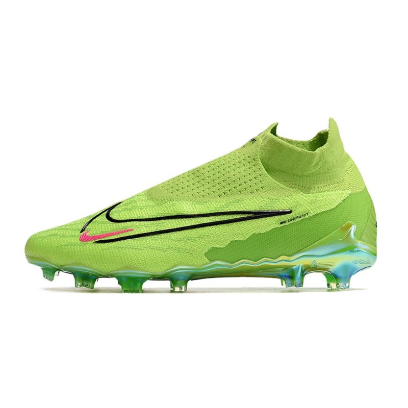 Nike Gripknit Phantom GX Elite DF FG Grön för Herr 4 Billiga Fotbollsskor Nike Gripknit Phantom GX Elite DF FG Grön 4