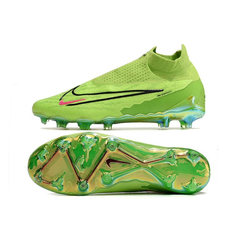 Nike Gripknit Phantom GX Elite DF FG Grön för Herr 5 Billiga Fotbollsskor Nike Gripknit Phantom GX Elite DF FG Grön 5