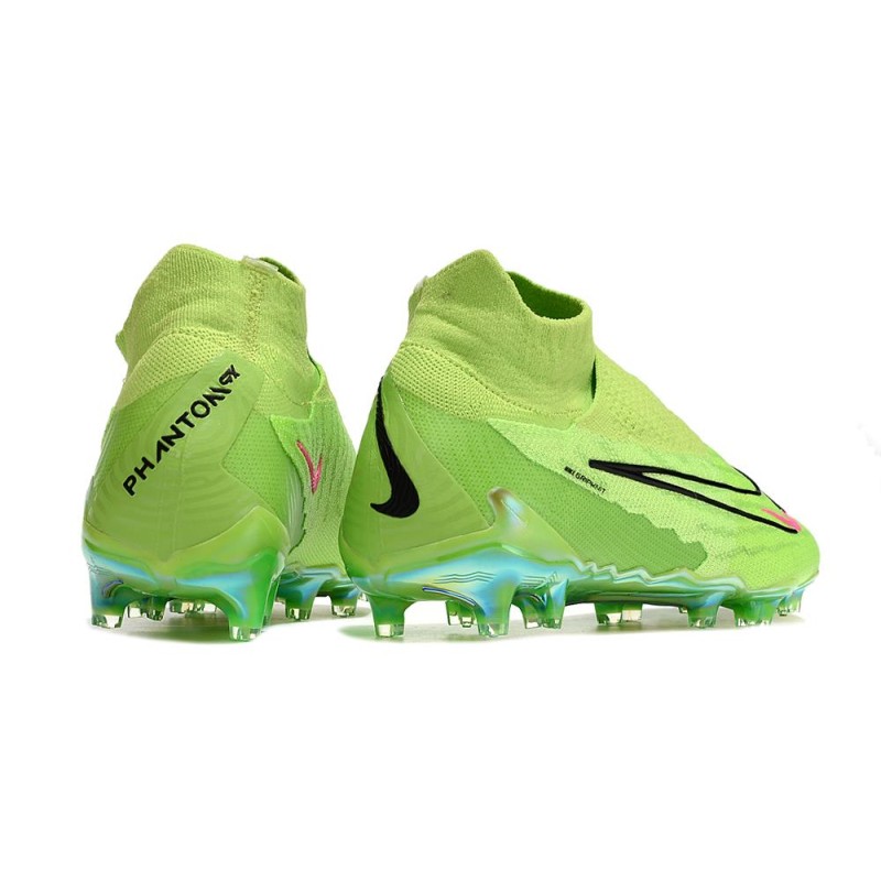 Nike Gripknit Phantom GX Elite DF FG Grön för Herr 6 Billiga Fotbollsskor Nike Gripknit Phantom GX Elite DF FG Grön 6