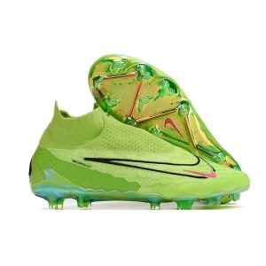 Nike Gripknit Phantom GX Elite DF FG Grön för Herr Billiga Fotbollsskor Nike Gripknit Phantom GX Elite DF FG Grön