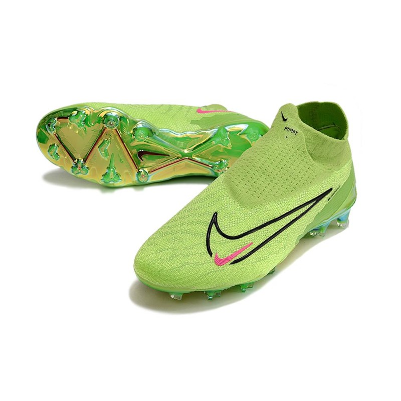 Nike Gripknit Phantom GX Elite DF FG Grön för Herr 7 Billiga Fotbollsskor Nike Gripknit Phantom GX Elite DF FG Grön 7