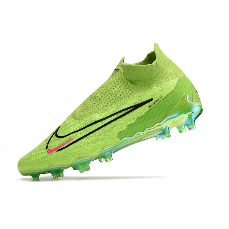 Nike Gripknit Phantom GX Elite DF FG Grön för Herr 8 Billiga Fotbollsskor Nike Gripknit Phantom GX Elite DF FG Grön 8