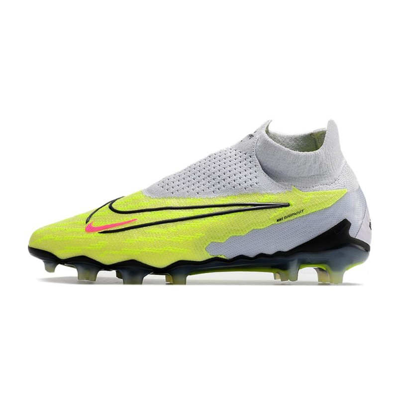 Nike Gripknit Phantom GX Elite DF FG Luminous – Neon Gridiron Svart för Herr 4 Billiga Fotbollsskor Nike Gripknit Phantom GX Elite DF FG Luminous – Neon Gridiron Svart 4