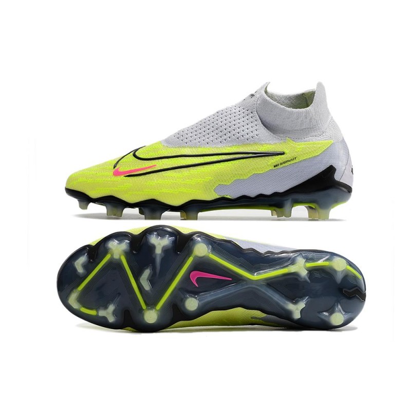Nike Gripknit Phantom GX Elite DF FG Luminous – Neon Gridiron Svart för Herr 5 Billiga Fotbollsskor Nike Gripknit Phantom GX Elite DF FG Luminous – Neon Gridiron Svart 5