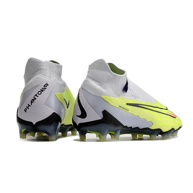 Nike Gripknit Phantom GX Elite DF FG Luminous – Neon Gridiron Svart för Herr 6 Billiga Fotbollsskor Nike Gripknit Phantom GX Elite DF FG Luminous – Neon Gridiron Svart 6