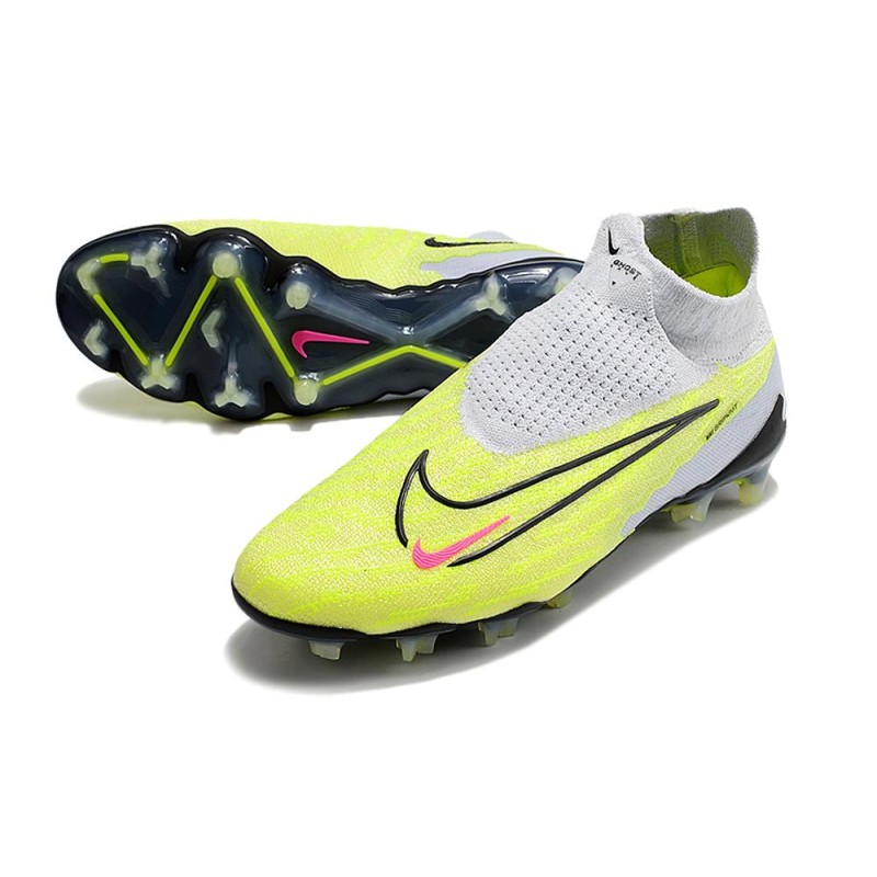 Nike Gripknit Phantom GX Elite DF FG Luminous – Neon Gridiron Svart för Herr 7 Billiga Fotbollsskor Nike Gripknit Phantom GX Elite DF FG Luminous – Neon Gridiron Svart 7