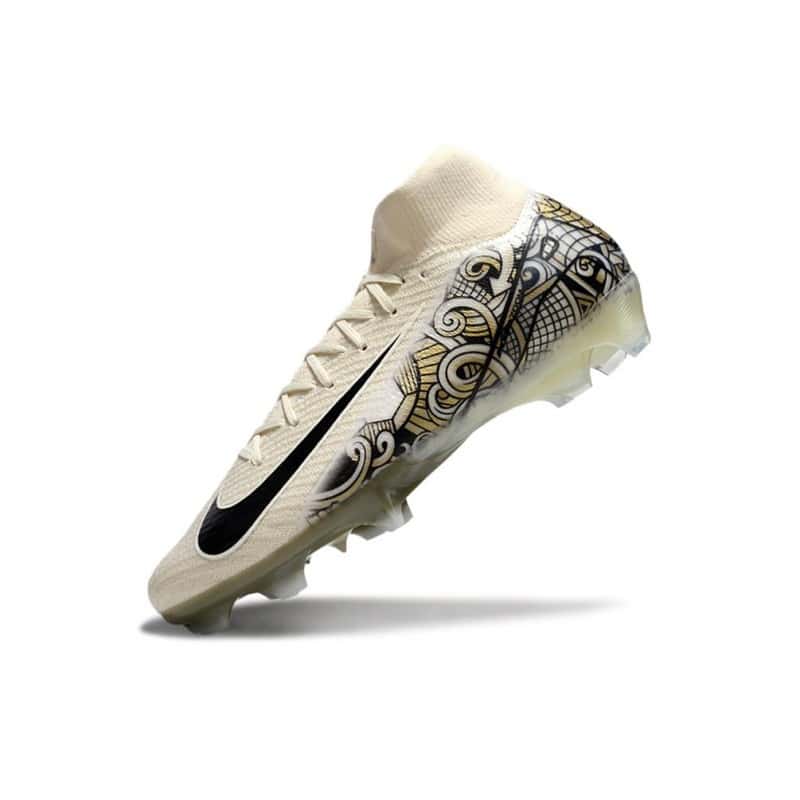 Nike Mercurial Superfly 10 Elite FG Beige Svart för Herr 8 Billiga Fotbollsskor Nike Mercurial Superfly 10 Elite FG Beige Svart 8
