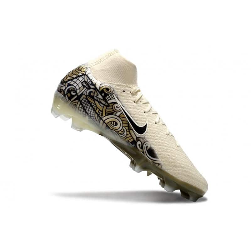 Nike Mercurial Superfly 10 Elite FG Beige Svart för Herr 9 Billiga Fotbollsskor Nike Mercurial Superfly 10 Elite FG Beige Svart 9